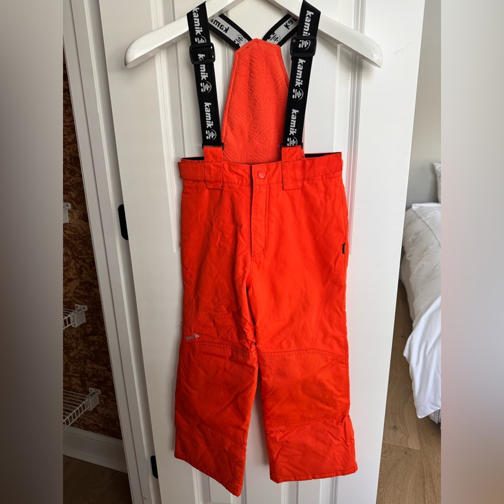 Kamik “Harper” Youth Orange Ski Bib